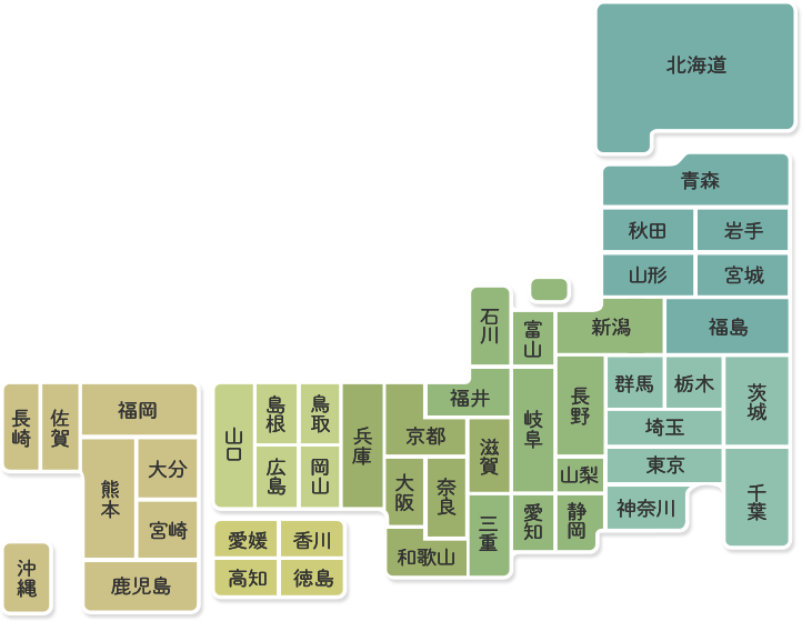 日本地図から検索